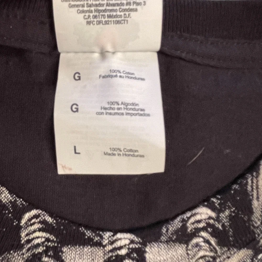 Native American Skull Indian‎ Head Dress Warrior Graphic Shirt Mens Large AOP